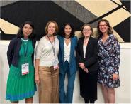 The three speakers and moderators at UNESCO Headquarters, Paris, 17 July 2026.