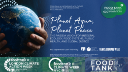 Climate Week NYC: Planet Aqua, Planet Peace