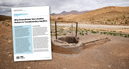 UNU-INWEH Policy Brief - Groundwater Use in Transboundary Aquifers 