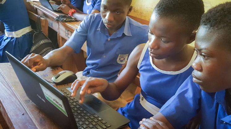 Hands-On Computer Project, Abontiem Junior High School, Ghana