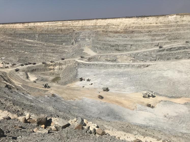 Otjikoto mine in Namibia