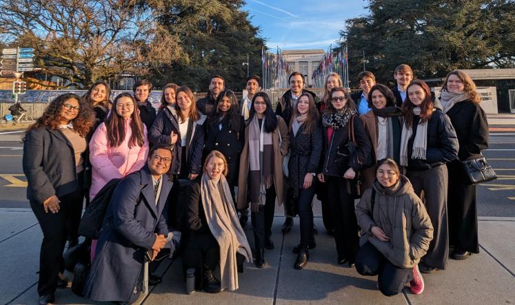 A group picture of the MPP students on the trip