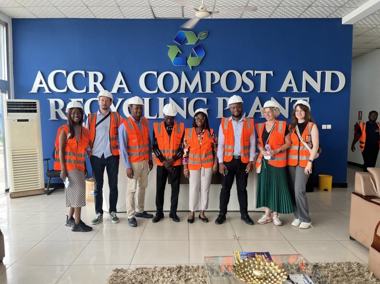 UGlobe and some INRA staff visit Accra Compost and Recycling Plant (ACARP)