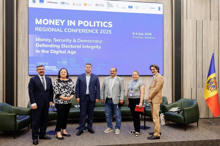 Group of Speakers at Money in Politics, Moldova