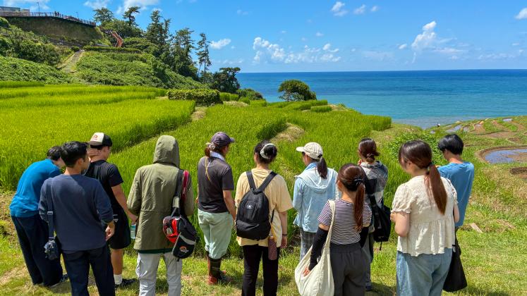 GIAHS International Study Programme Participants in Noto Peninsula
