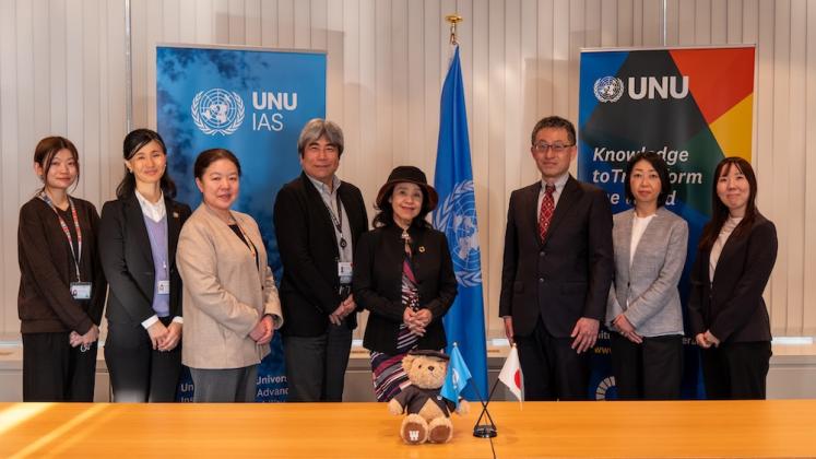 Waseda and UNU-IAS Agreement Signing Ceremony