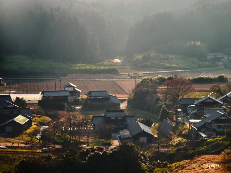 A village in Noto Peninsula, Ishikawa Prefecture, Japan