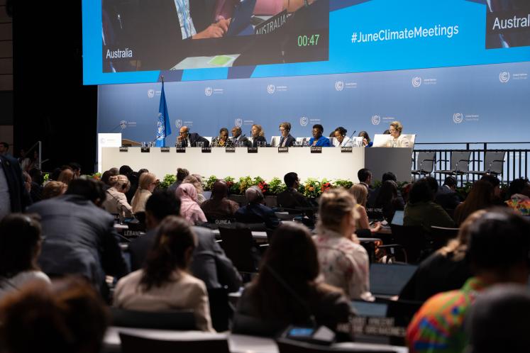Plenary meeting at the June Climate Meetings 2025. 