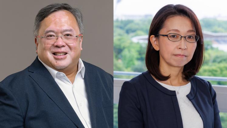 Professor Bambang Brodjonegoro and Professor Aya Suzuki