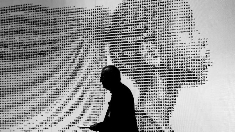 Pietro Parolin, Secretary of State of the Holy See, approaches the stage to address the event "AI and Human Development" at the UN in New York on 23 September 2026.