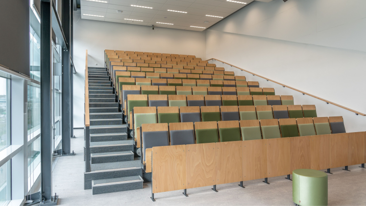 An empty lecture room