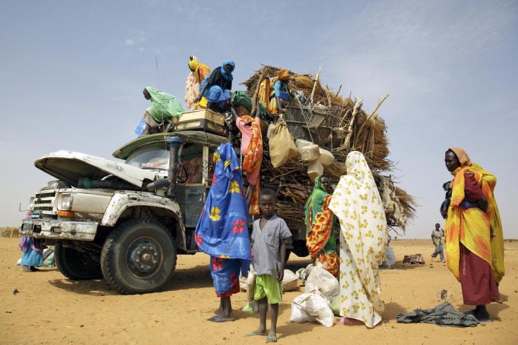 Sudan, Darfur, Zamzam camp.