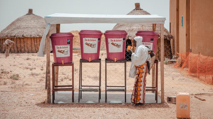 A cholera treatment centre in Niger.