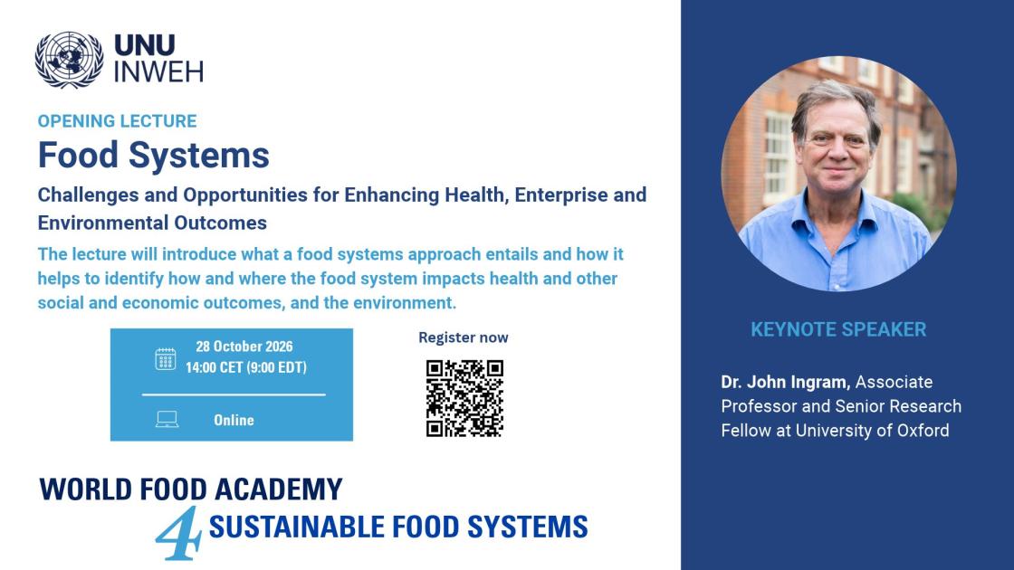 Food Systems Challenges and opportunities for enhancing health, enterprise and environmental outcomes — United Nations University