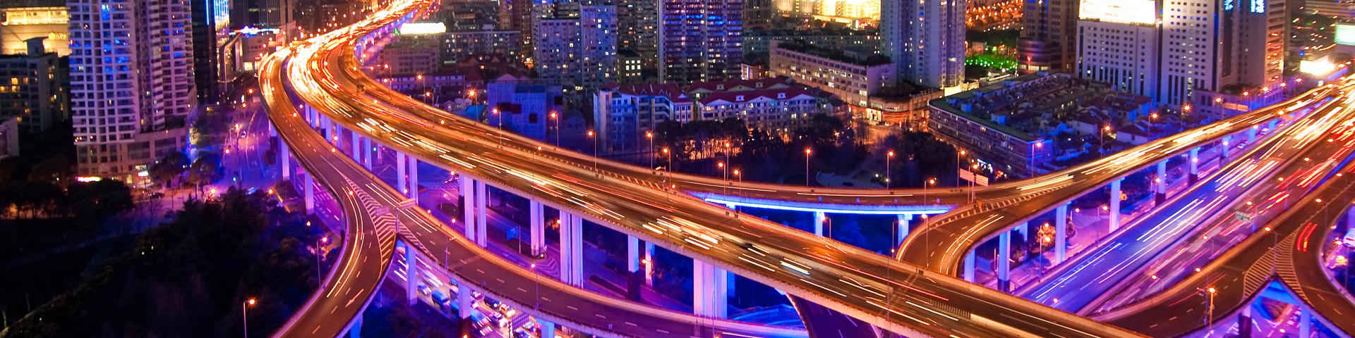 city interchange in shanghai